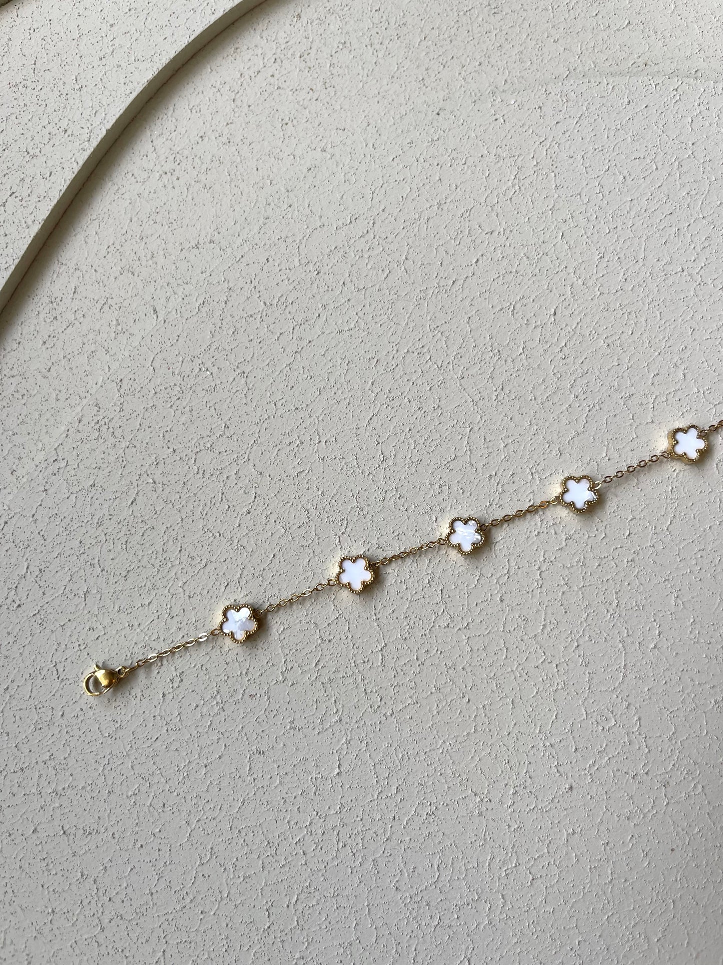 Bracciale Clover Bianco