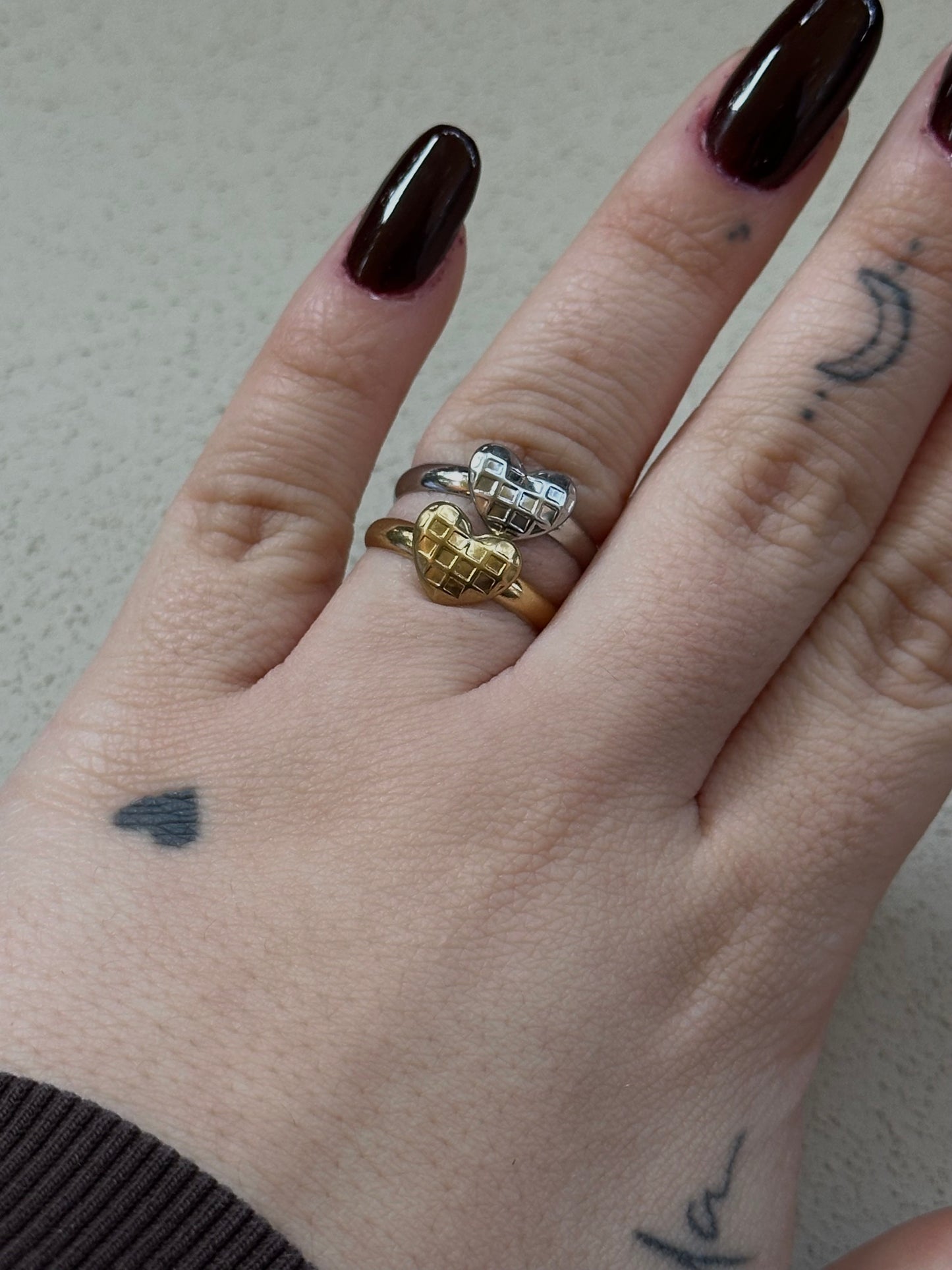 Anello Cuore di Scacchi