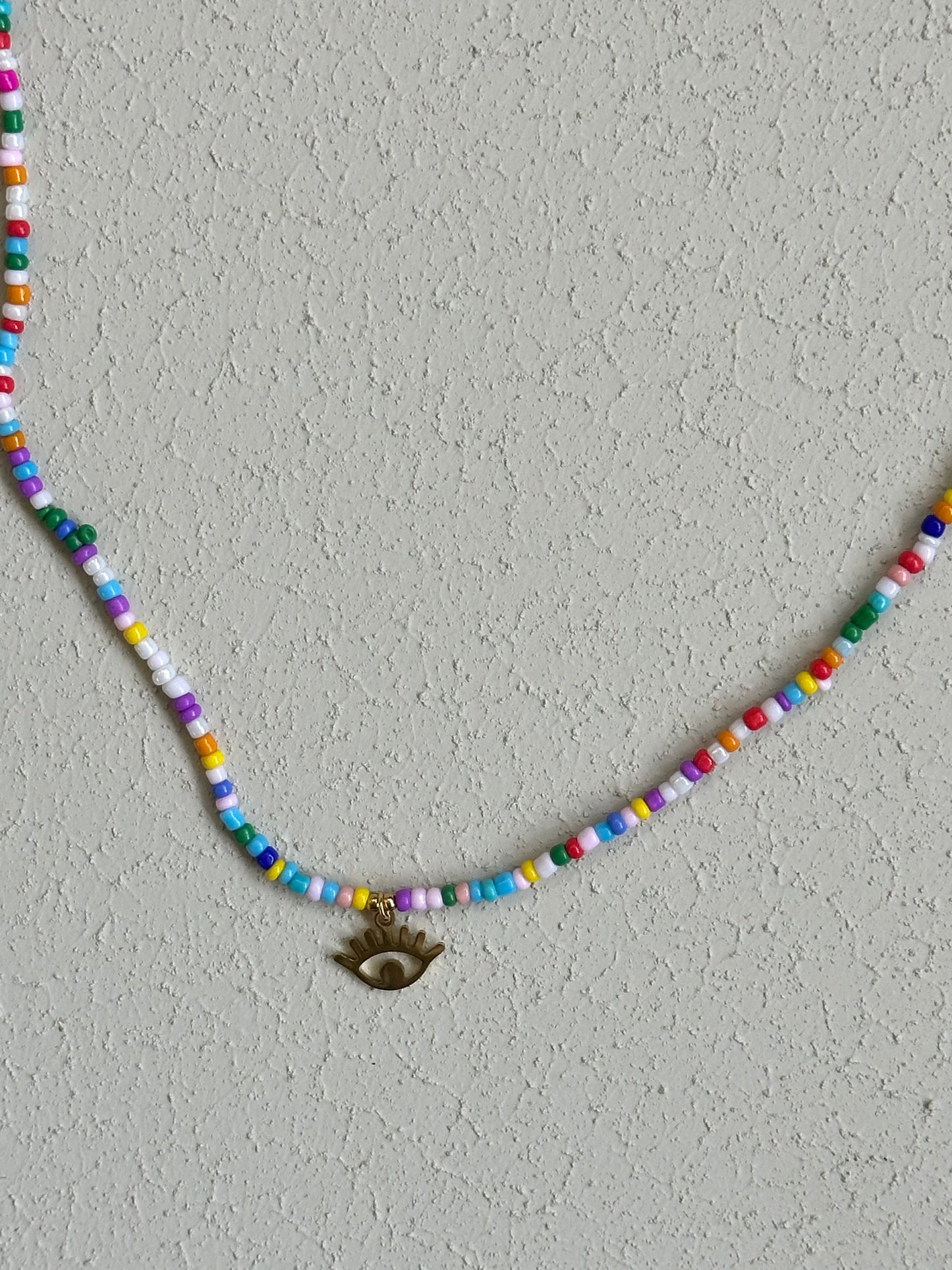 Collana Perline MulticolorOcchio
