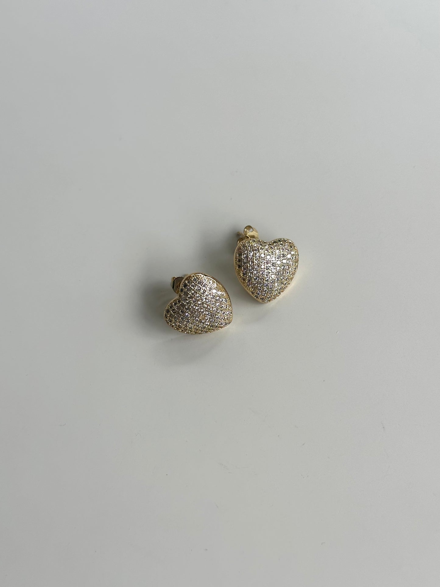 Orecchini Cuore Pavè