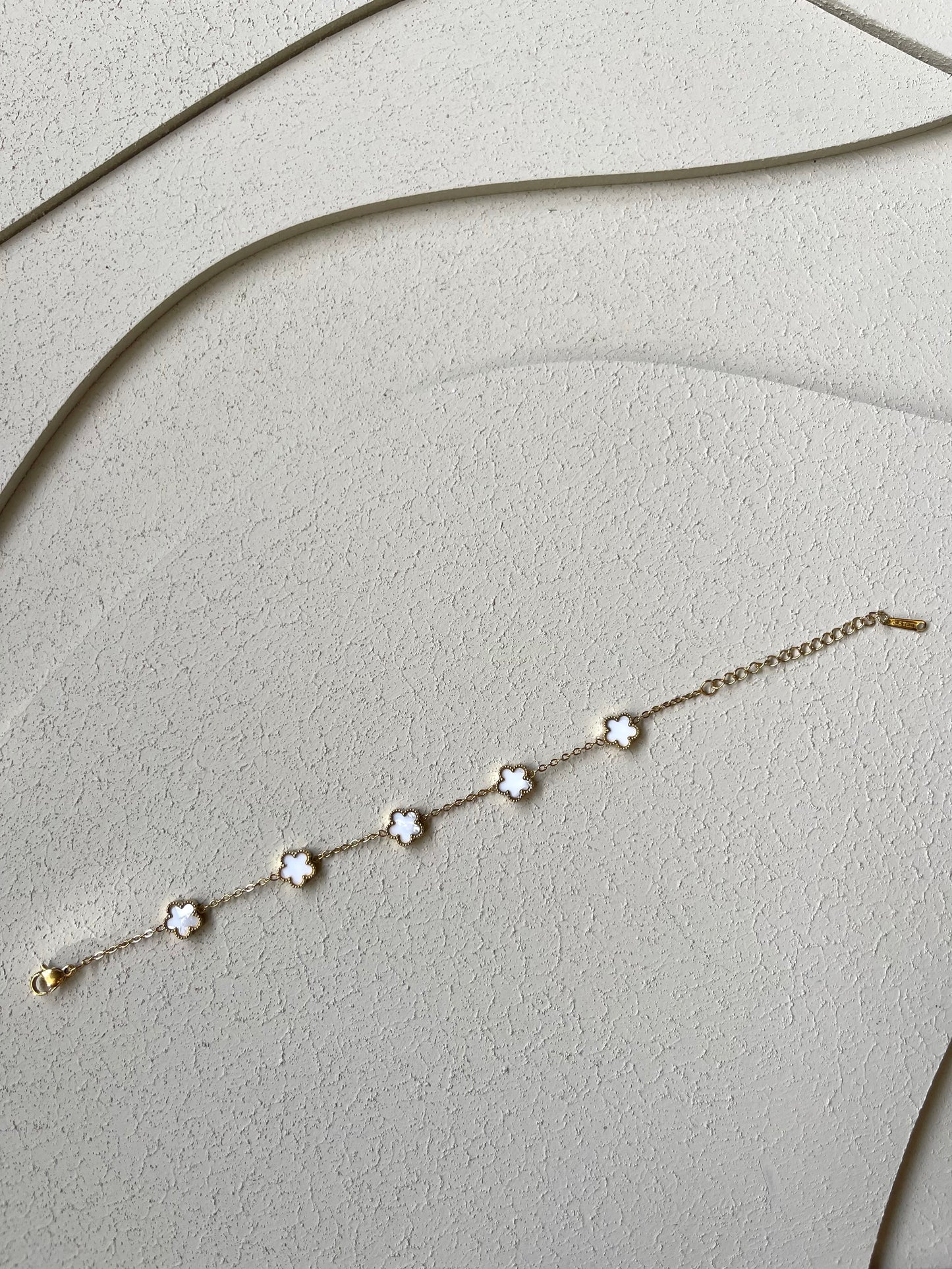 Bracciale Clover Bianco