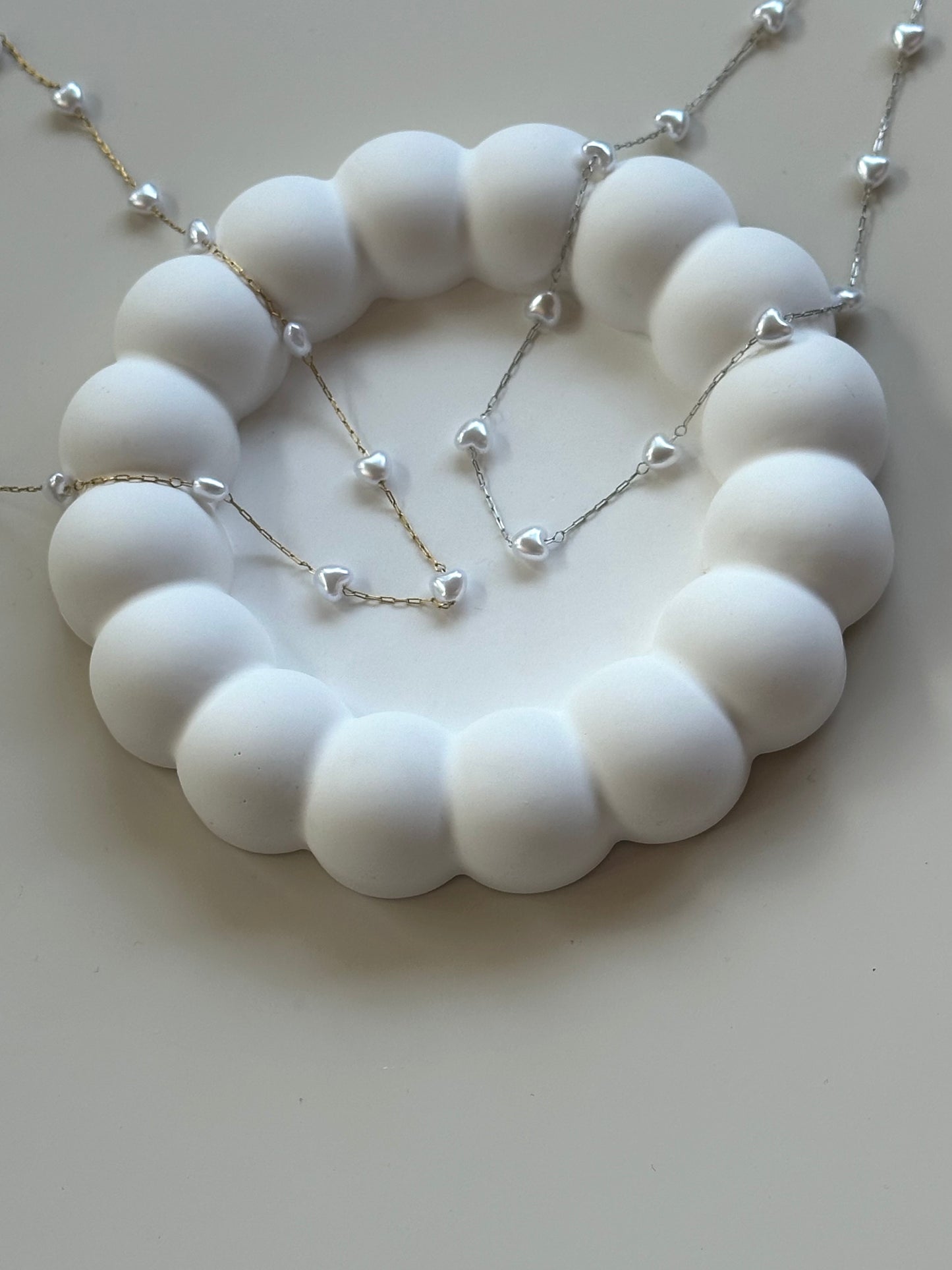 Collana Pearl Heart Mini