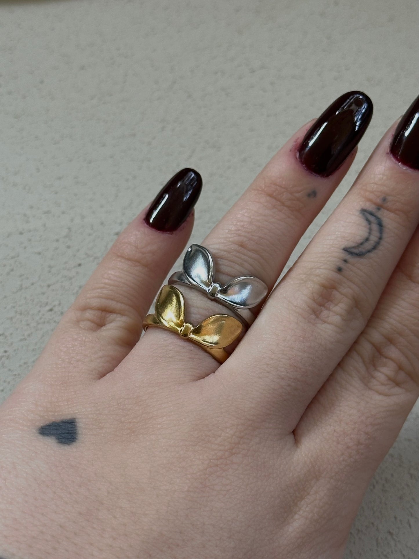 Anello Fiocco Minimal