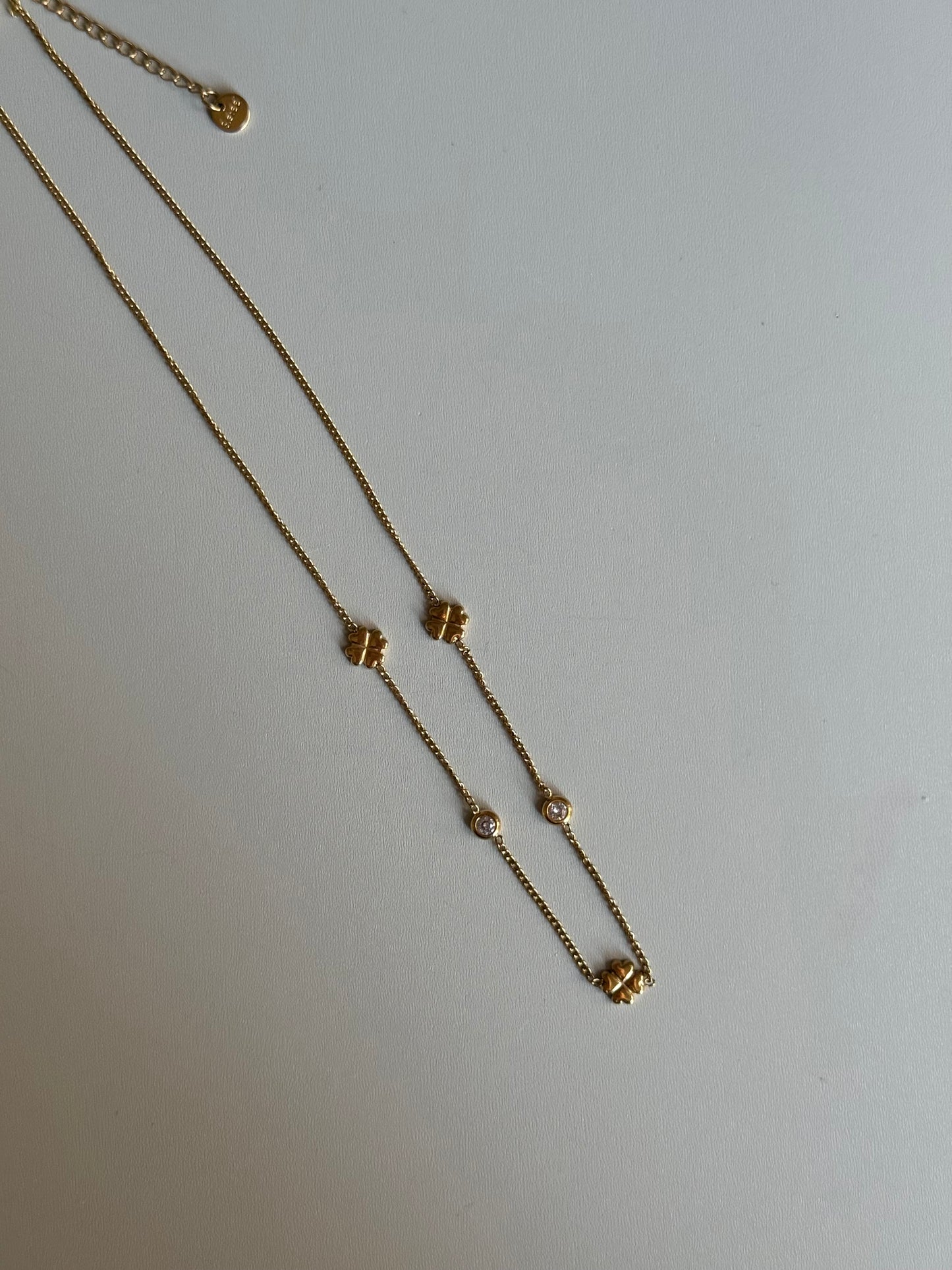 Collana Quadrifoglio Diamond