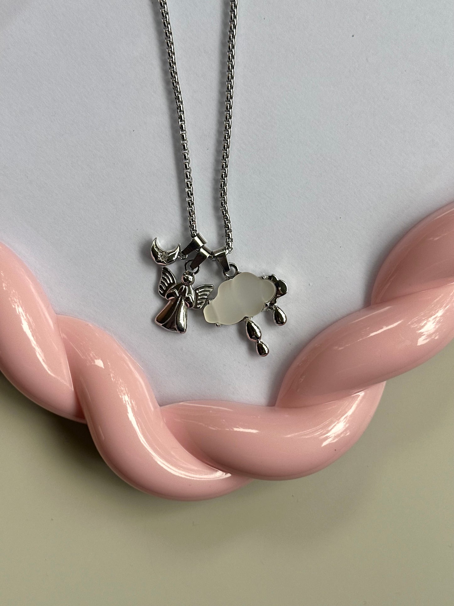 Collana Nuvole Argento