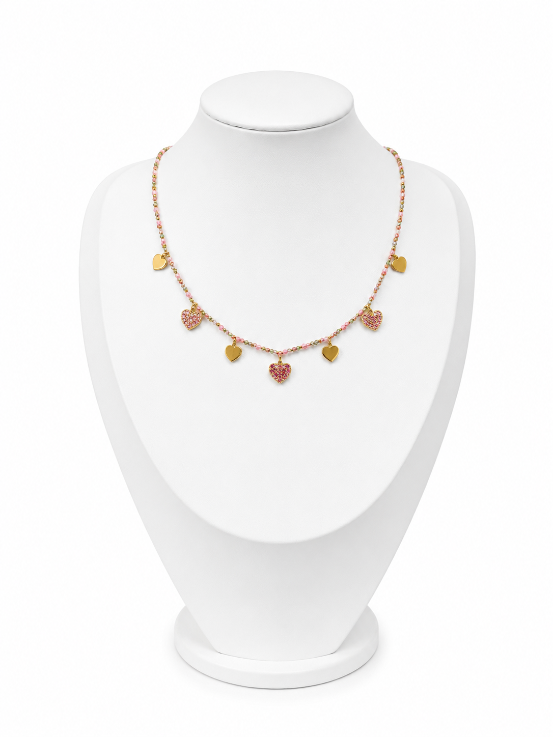 Collana CuoriciniRosa