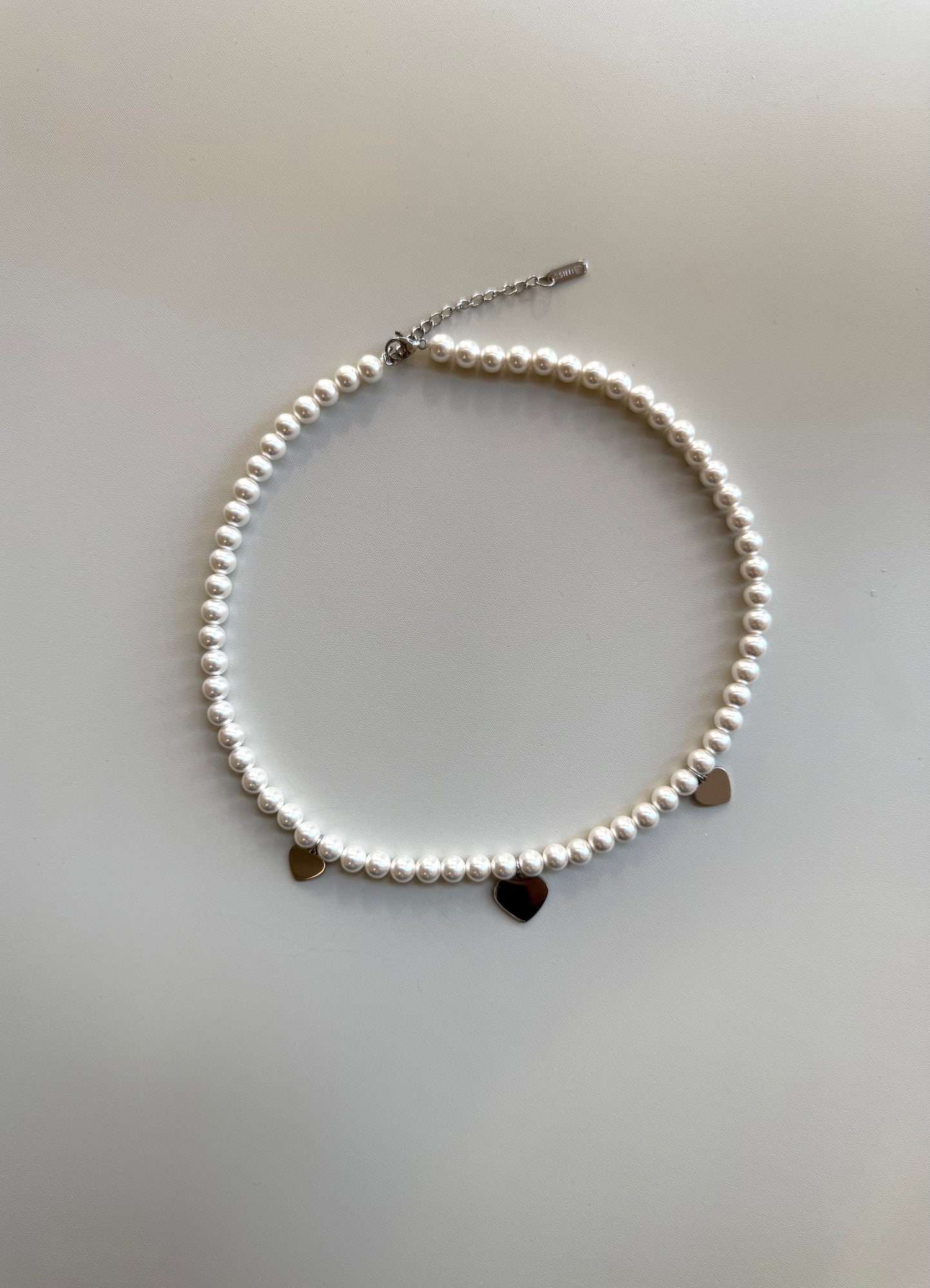 Collana Perle e Cuori