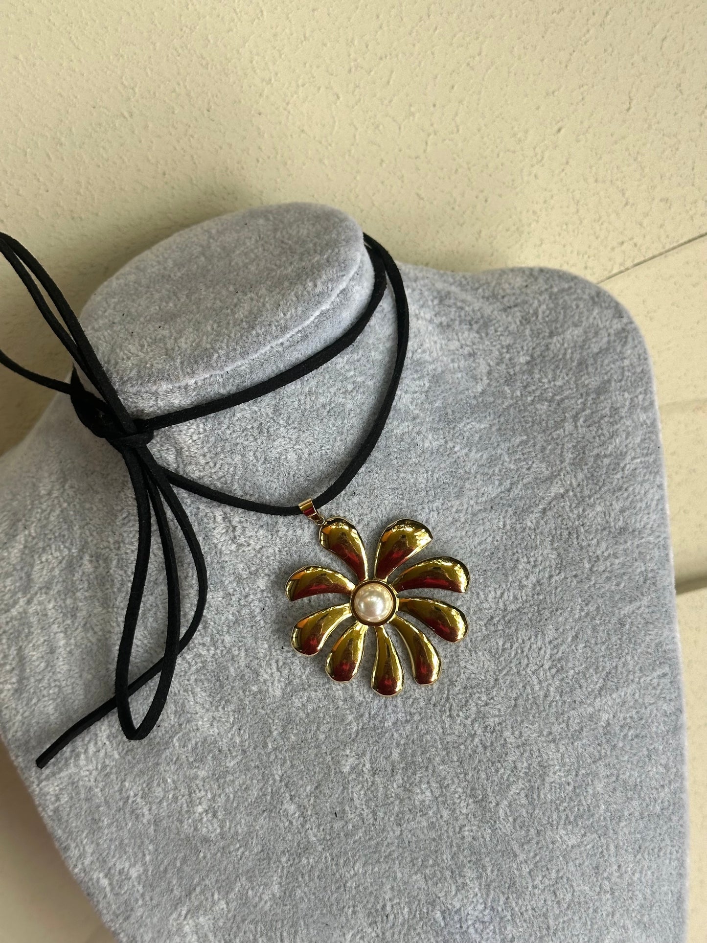 Choker Fiore Perlato