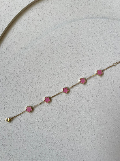 Bracciale Clover Rosa