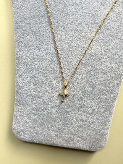 Collana Crocetta Bling