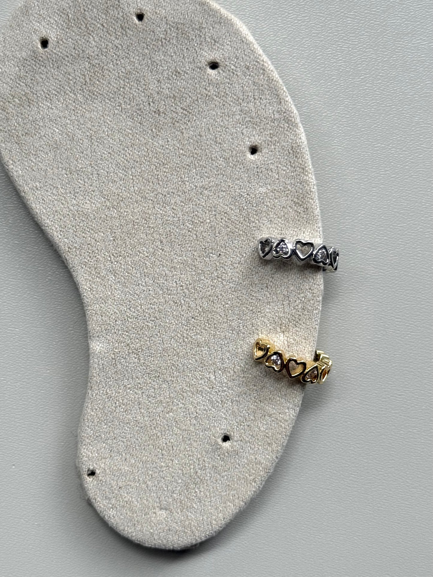 Ear-Cuff Multi Heart