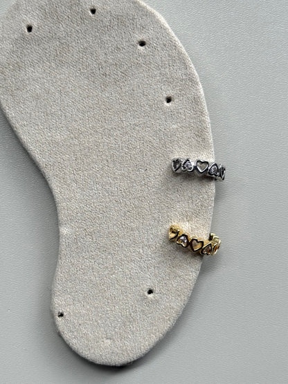 Ear-Cuff Multi Heart