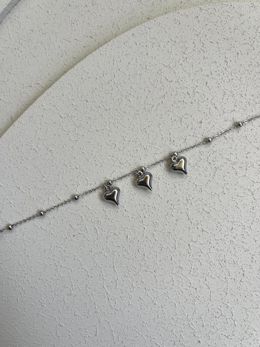 Bracciale Tris di Cuori