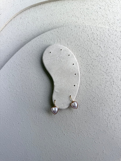 Orecchini Pearl Heart