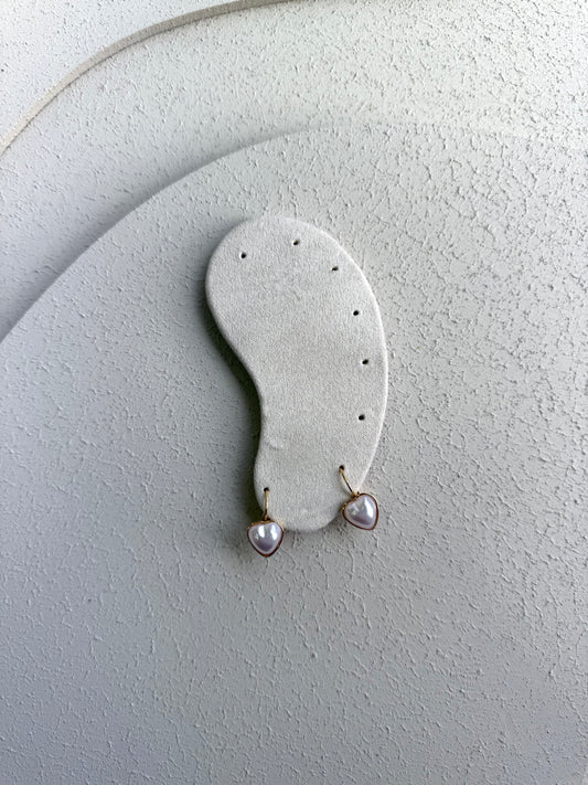Orecchini Pearl Heart