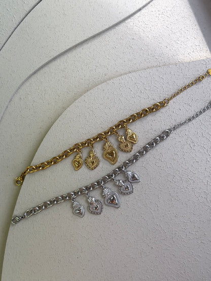 Bracciale Cuore Sacro