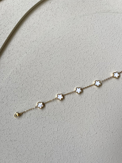 Bracciale Clover Bianco