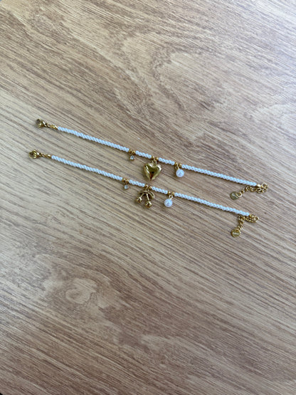 Bracciale Cuore e Ciliegia
