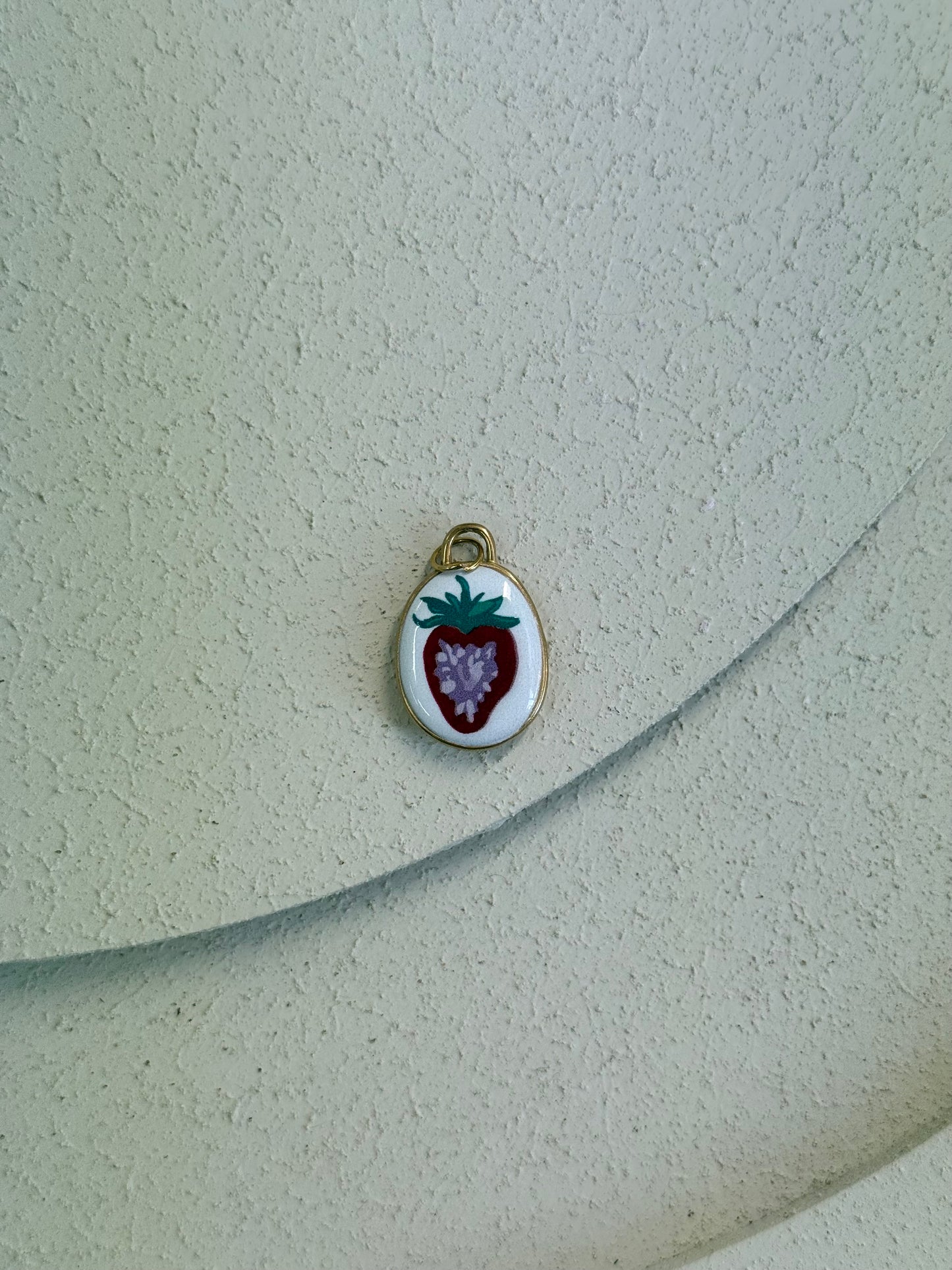 Ciondolo Fragola Dipinta