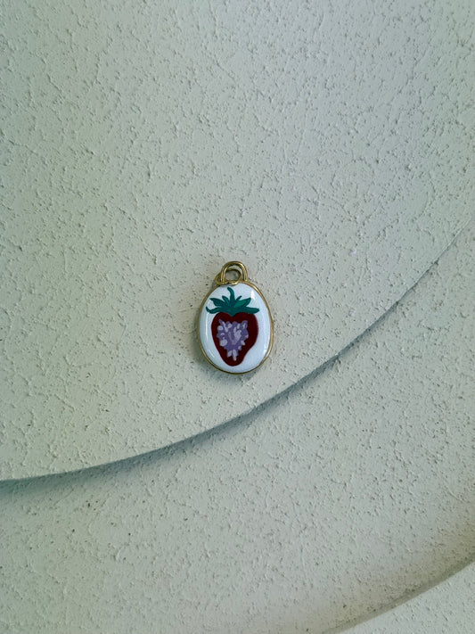 Ciondolo Fragola Dipinta