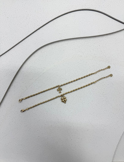 Bracciale Twist Croce&Quadrifoglio