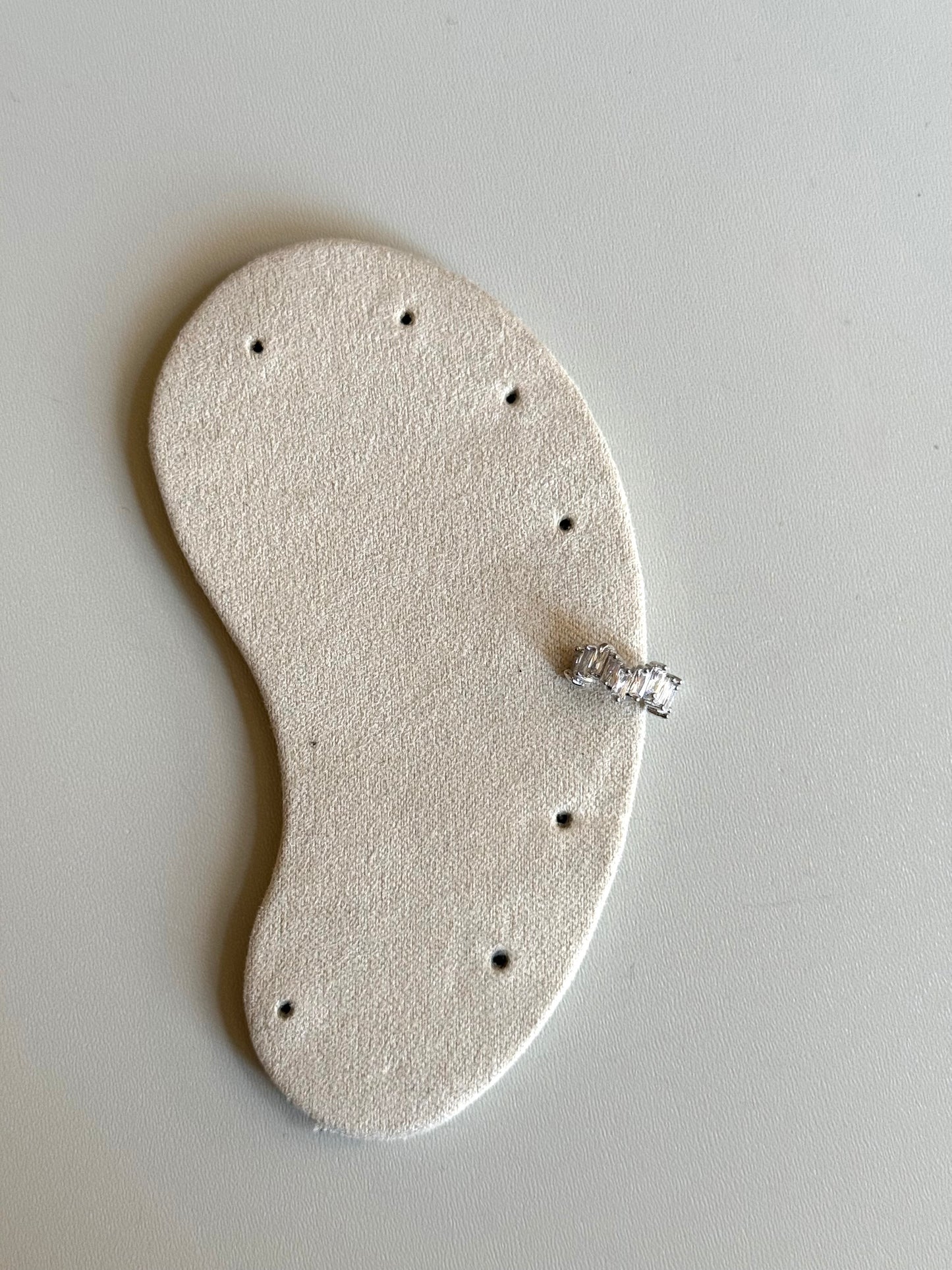 Ear-Cuff Frastagliato Silver