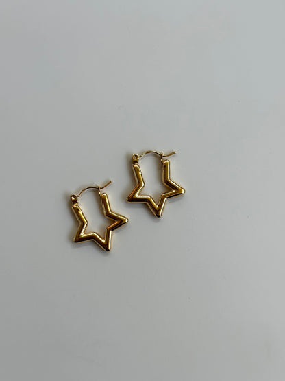 Orecchini Star Hoops
