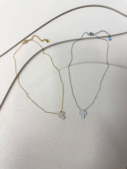 Collana Cross Bling