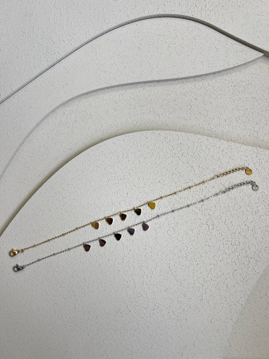 Cavigliera Multi Cuori