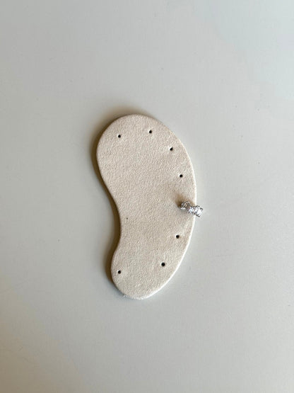 Ear-Cuff Frastagliato Silver