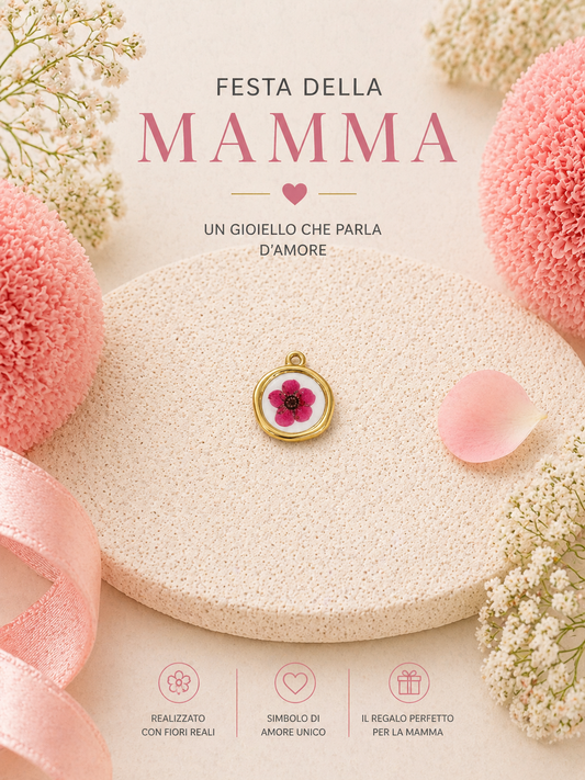 Ciondolo Fiorellino Mamma