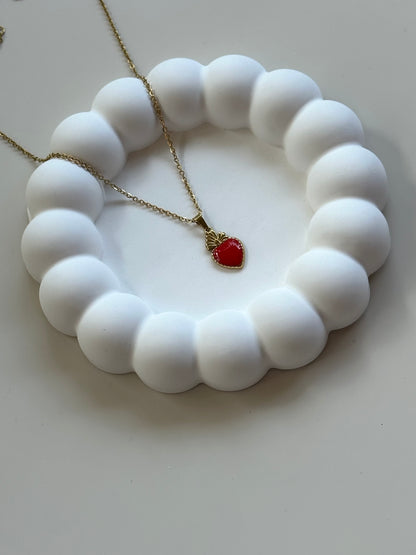 Collana Heart Red