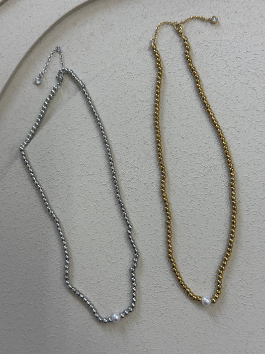 Collana Multi Pearls