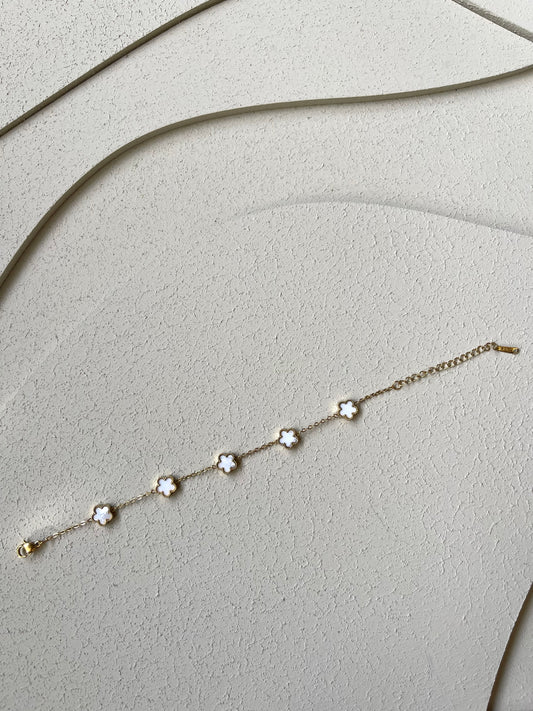 Bracciale Clover Bianco