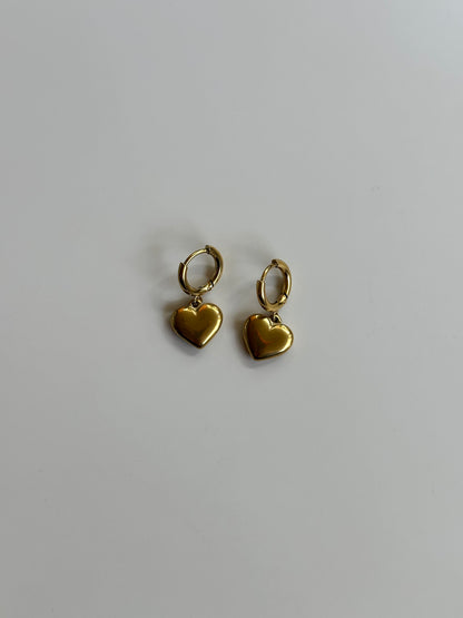 Orecchini Hoops Heart Bomb