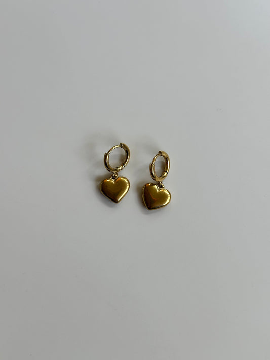 Orecchini Hoops Heart Bomb
