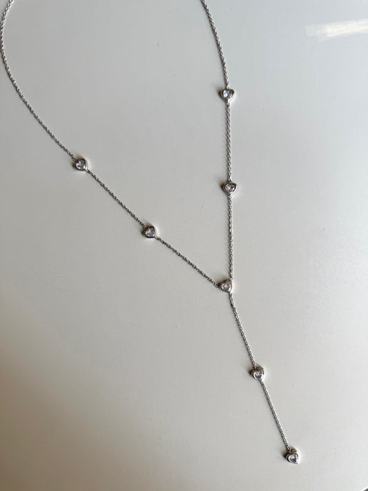 Collana Multi Diamond Heart