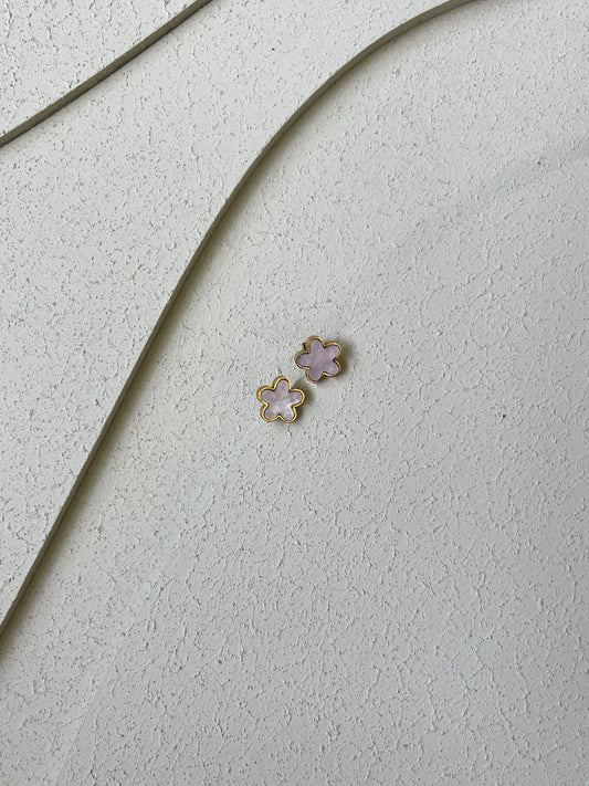 Orecchini Clover Rosa