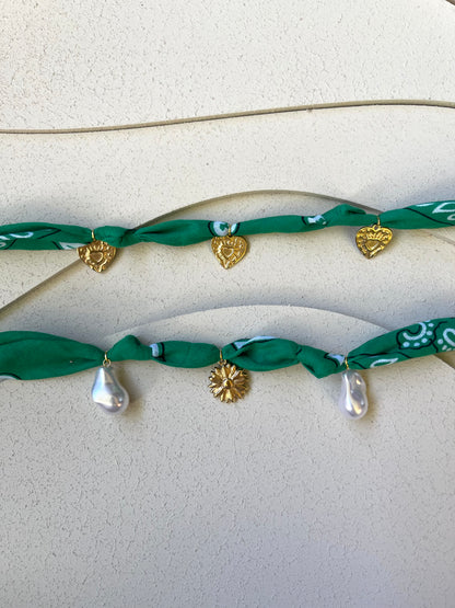 Collana Bandana Verde