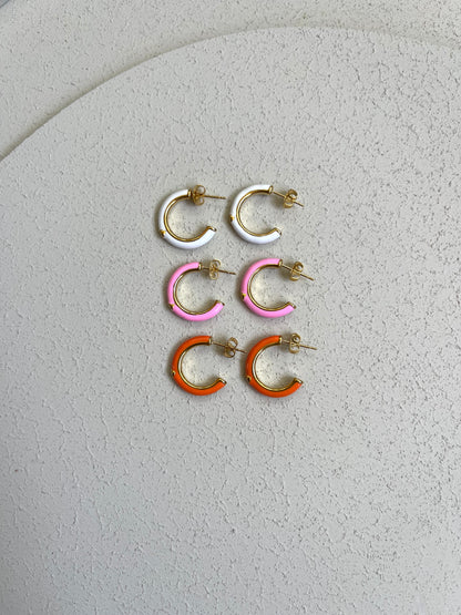 Orecchini Hoops Multicolor