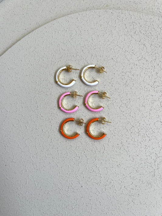 Orecchini Hoops Multicolor