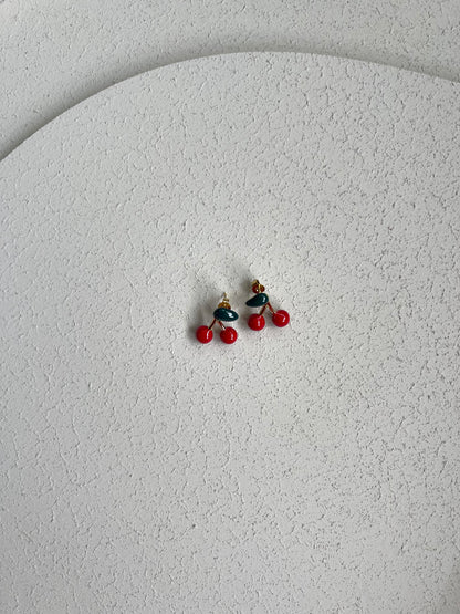 Orecchini Cherry Red