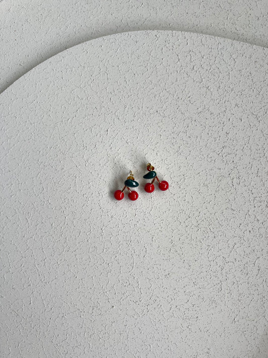 Orecchini Cherry Red