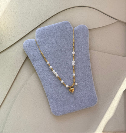 Collana Pearls&Heart