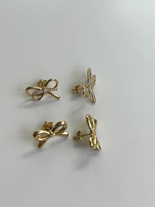 Orecchini Fiocco Mini e Fiocco Mini Shine