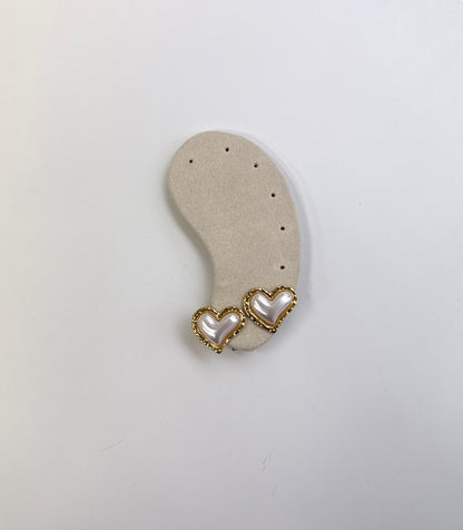 Orecchini Pearl Heart
