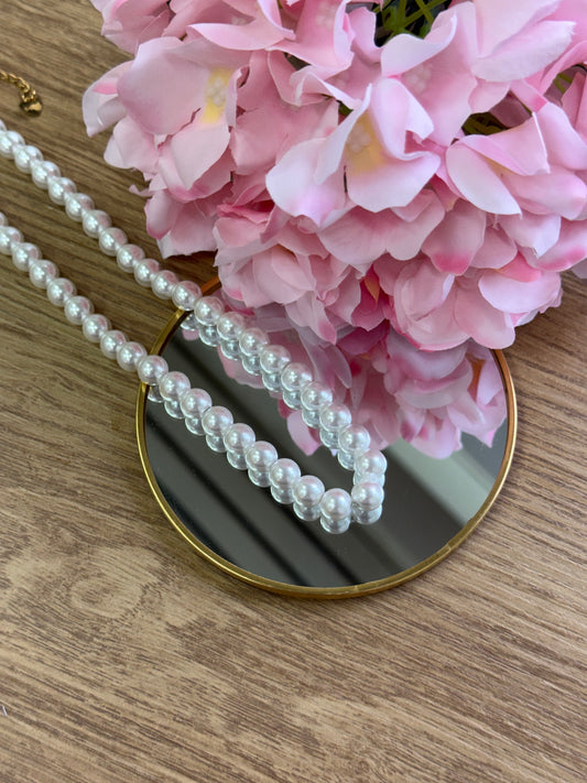 Collana Perle Bianche