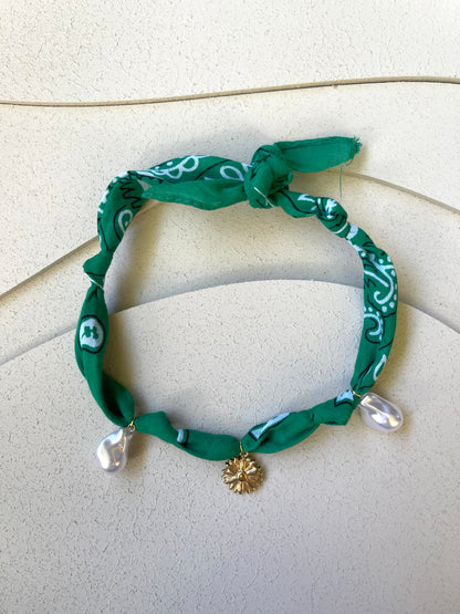 Collana Bandana Verde