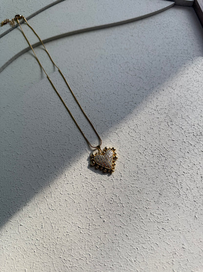 Collana Cuore Bubble Shine