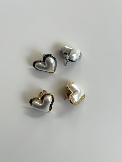 Orecchini Pearly Heart